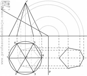 PAU #013 Sección de una pirámide hexagonal (Murcia/2000)