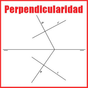Perpendicularidad en Sistema Diédrico