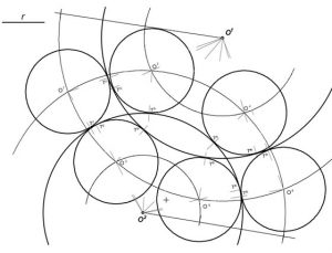 Circunferencias de radio conocido tangentes a 2 Circunferencias secantes